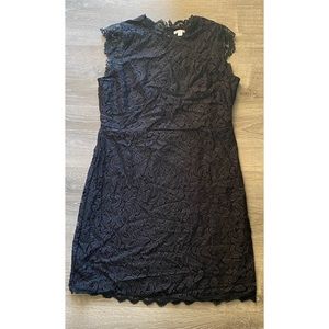 Xhilaration Black Lace Bodycon Dress XXL